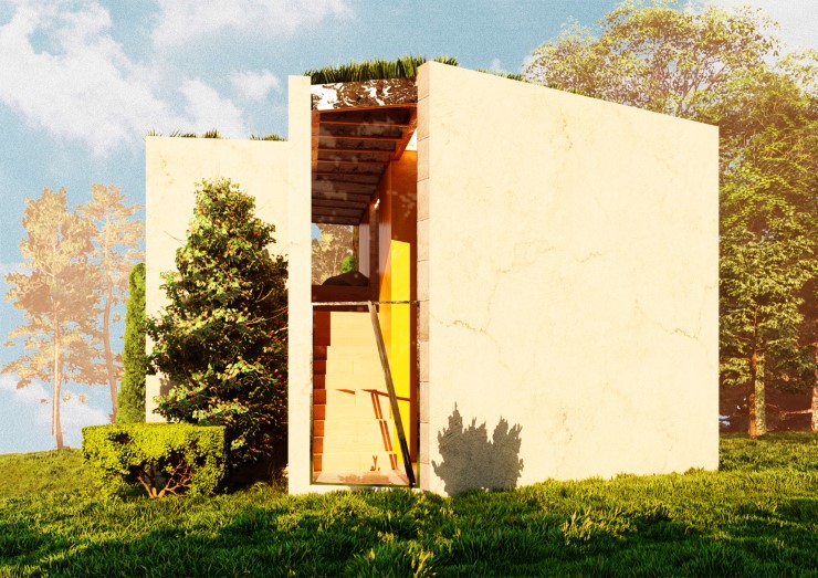 zahradní pavilon - vizualizace 8